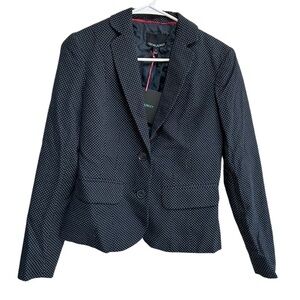 Cynthia Rowley Blazer Women’s Size Small Mini Polka Dot Long Sleeve Career NWT